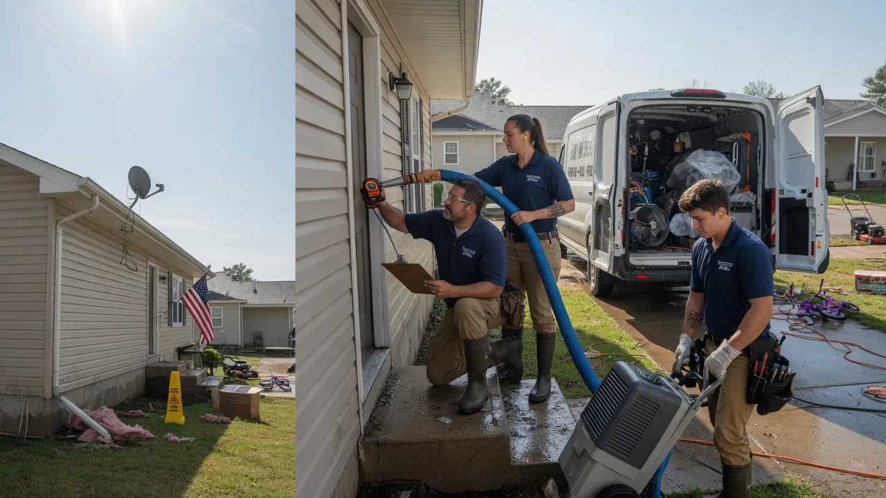 Ceiling Water Damage Restoration in Walker, LA near me